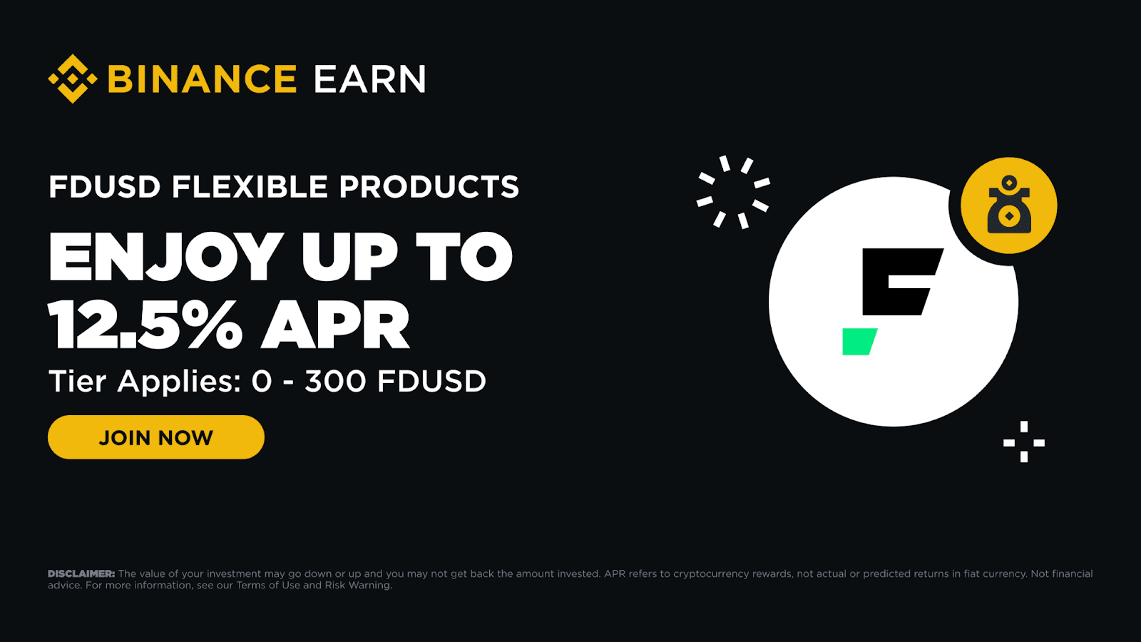 Binance Launches FDUSD Flexible — Earn Up to 12.5% APR!